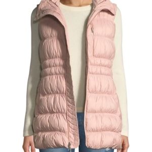 North Face Pink Cryos Goose Down Vest Removable Hood Very Rare- Womens SP